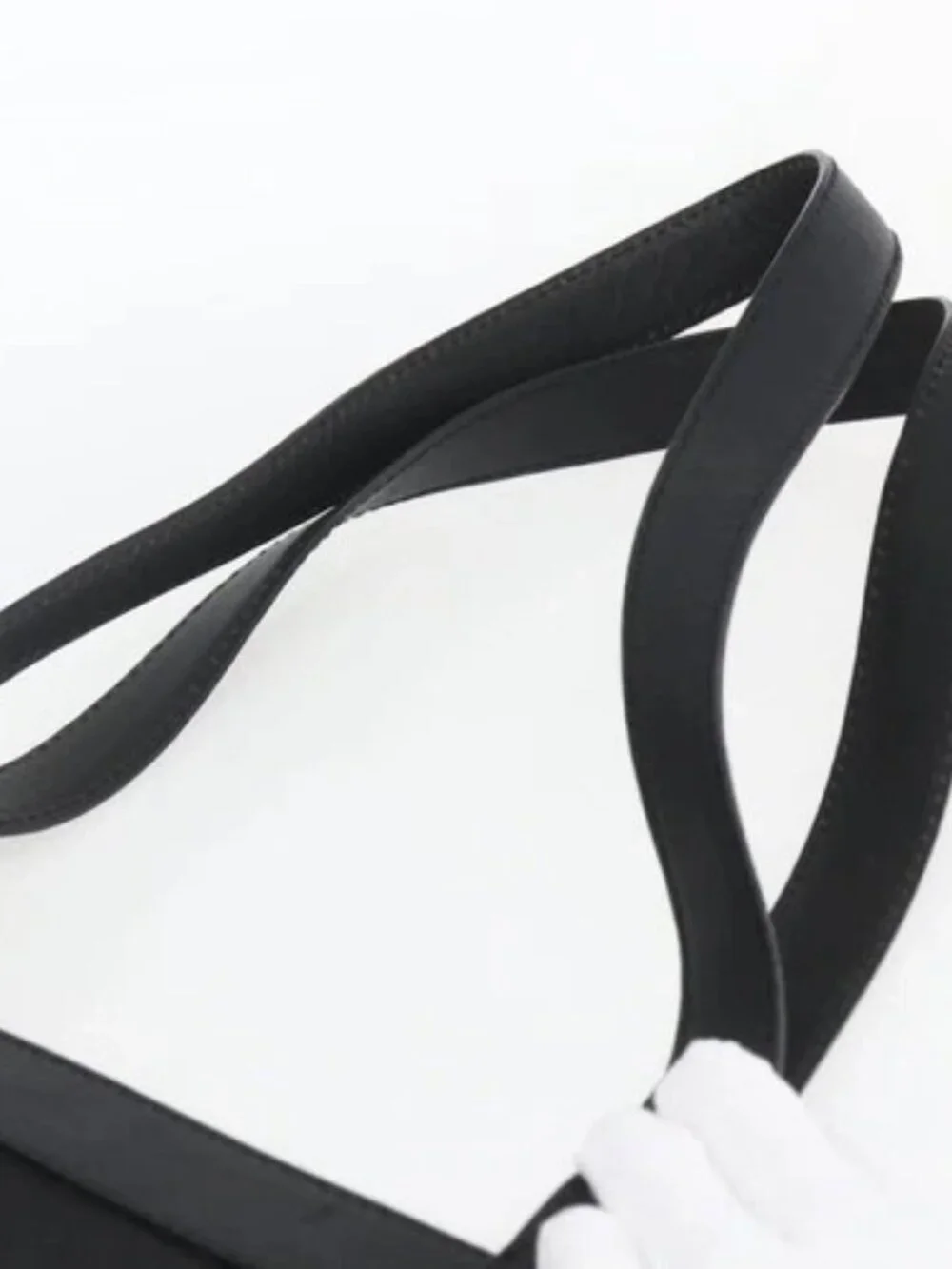 FENDI Tote Bag Canvas Black Gold Auth 169428 - Picture 8 of 15